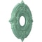Ekena Millwork Attica PVC Medallion (Canopies up to 5"), 13"OD x 3 1/2"ID x 3/4"P, Metallic Sea Mist CMP13ATFSM - alternate 3